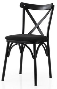 Súprava jedálenských stoličiek Ekol Black and Black, 2 ks