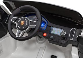 Ramiz Porsche Cayenne S batéria pre deti Paint Biela SUV + diaľkové ovládanie