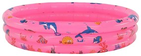 Tempo Kondela Detský nafukovací bazén, ružová/vzor, LOME