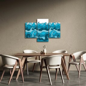 Obraz - Abstrakcia, more (90x60 cm)