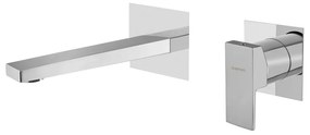 Podomietková umývadlová batéria v lesklej striebornej farbe (1 výstup) Latus – Sapho