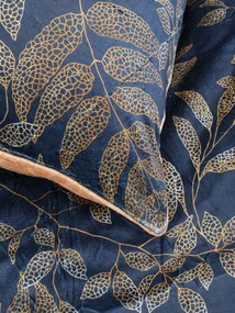 Obliečka na vankúš mikroplyš Digital 40 × 60 cm - Gabriela tmavo modrá