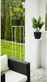 STOJAN NA KVETINÁČ SIMPLE 100X24X24 CM BIELA