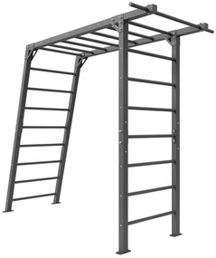 Marbo Sport Oceľová konštrukcia na záhradné hojdačky s preliezačkou / rebrinami MARBO MO-Z7