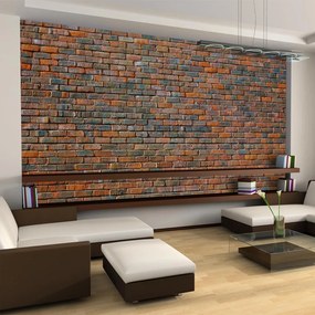 Artgeist Fototapeta - Brick wall Veľkosť: 539x270, Verzia: Samolepiaca