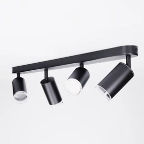 Brilagi - Kúpeľňové bodové svietidlo SELE 4xGU10/30W/230V IP44 čierna