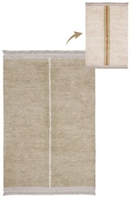 Béžový bavlnený koberec 170x240 cm Duetto Sage – Lorena Canals