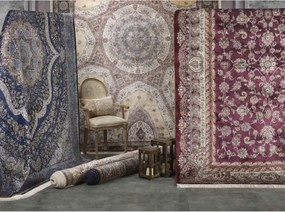 Koberec Exkluzívny Qum Silk 08 červený