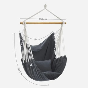 Závesné kreslo s vankúšmi GDC187G02