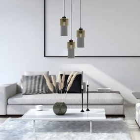 Luster na lanku GLAM 3xE27/60W/230V