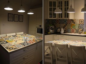 Cementové dlaždice Patchwork viacfarebné | Articima
