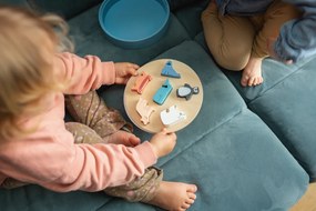 Drevené obrysové puzzle