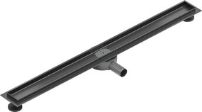 Mexen Flat 360° rotujúci korpus pre líniový odtok 100 cm, kartáčovaná gun gray - 1E40100