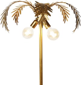 Inteligentná stojaca lampa zlatá 156 cm vrátane 2 Wifi G95 - Botanica