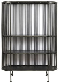 Čierna kovová vysoká komoda 119x161 cm Yinthe - Light &amp; Living