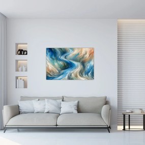 Obraz - Abstraktný prúd (90x60 cm)