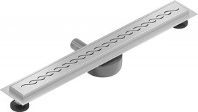 Mexen Flat 360 ° M18 rotačný lineárny odtok 60 cm, chróm - 1023060-40