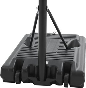 Basketbalový kôš s nastaviteľnou výškou na vonkajšie použiti