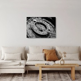 Sklenený obraz - Astronomické hodiny, Praha, Česká Republika (70x50 cm)