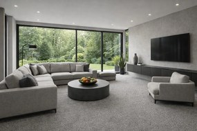 Lano, Koberec metráž Sparkle 423, na mieru, šíře 4m,5m, šedá, ab (mriežka), detská izba