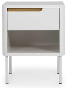 Nočný stolík witis 45 x 57 cm biely MUZZA