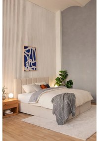 Béžová boxspring posteľ 160x200 cm Olia Bold Line – Bonami Selection