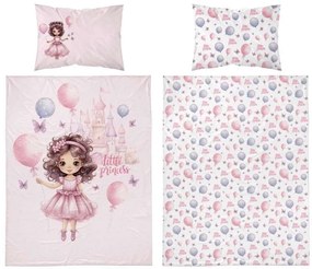 Obliečky do postieľky Malá Princezná 100/135, 40/60 cm
