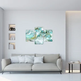 Obraz - Maľba abstraktných vzorov (90x60 cm)