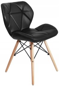 Jedálenská stolička MURET čierna