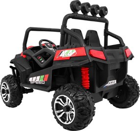Ramiz Grand Buggy Strong Lift pre deti Červená + pohon 4x4 + diaľkové ovládanie + nosič batožiny + rádio MP3 + LED