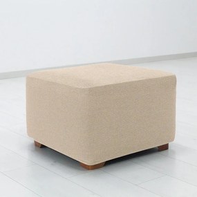 Super strečové poťahy HARMONIA smotanová taburetka (40 - 60 cm)