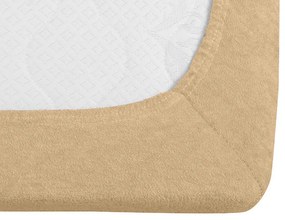 Froté plachta béžová 90x200 cm