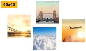 Set obrazov cesta do Londýna