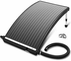 InternetovaZahrada Solárny panel na ohrev vody 112x55x14 cm - antracit