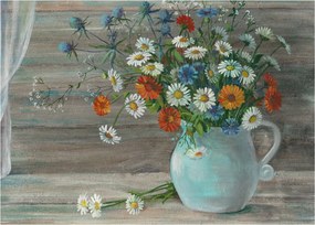 Obraz - Lúčne kvety, olejomaľba (70x50 cm)