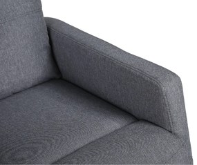 TV kreslo MODO PLUS s elektrickým polohovaním — látka, sivá, nosnosť 130 kg