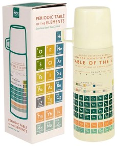 Krémová detská termoska 350 ml Periodic Table – Rex London