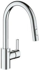 Drezová batéria GROHE Feel s vyťahovacou spŕškou, 2 prúdy chróm 31486001