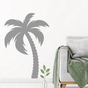 Veselá Stena Samolepka Palma Farba: šedá, Veľkosť: 40 x 27 cm
