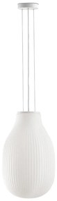 FARO 28300 - Luster na lanku ISABELLE 1xE27/15W/230V pr. 31 cm biela