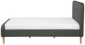 Manželská posteľ 160 cm ROME (s roštom) (tmavosivá). Vlastná spoľahlivá doprava až k Vám domov. 1007461
