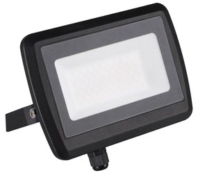 KANLUX Vonkajší LED nástenný reflektor ALERINO, 50W, denná biela, čierny, IP65
