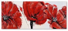 Gario Obraz na plátne 3 červené maky Rozmery: 120 x 40 cm