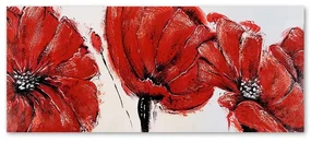 Gario Obraz na plátne 3 červené maky Rozmery: 120 x 40 cm