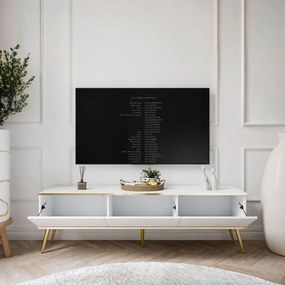 TV skrinka BOSTON III biela 175cm