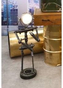 Industry stojaca lampa BLACK ROBOT 80*30