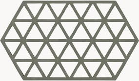 Veľké silikónové podložky pod poháre Triangles, 6 ks