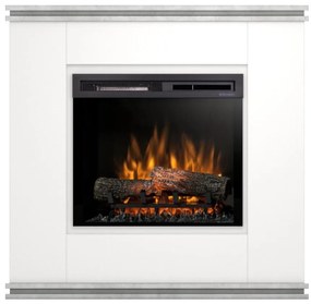 Elektrický krb Vena 23 biely/beton