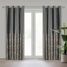 ZATEMŇOVACÍ ZÁVES NA KRÚŽKOCH TORI 140X250 CM VZOROVANÁ