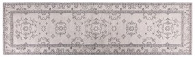 Bavlnený koberec 80 x 300 cm béžová/sivá GOLLER Beliani
